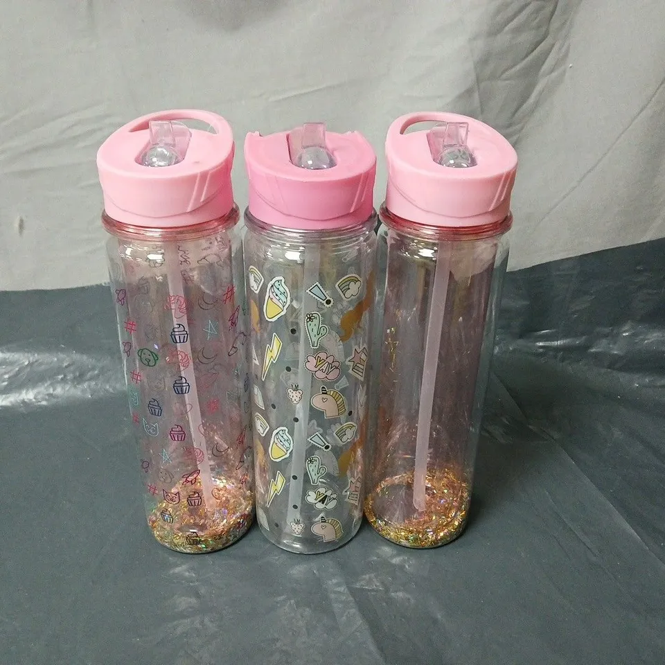 APPROX 10 ASSORTED GIRLS DRINKING BOTTLES