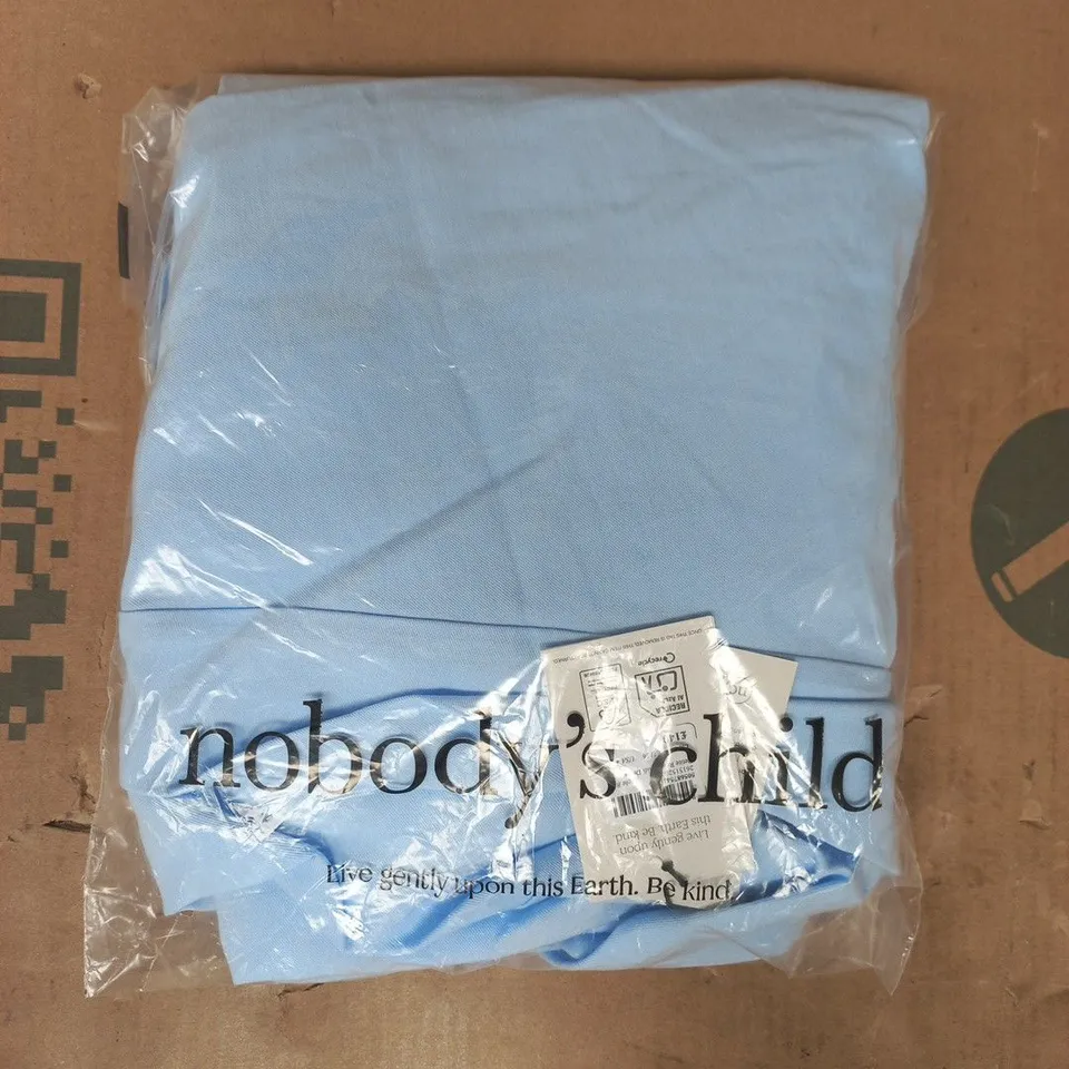 BAGGED NOBODY'S CHILD PETITE REIGN MIDI DRESS IN BLUE SIZE UK 8
