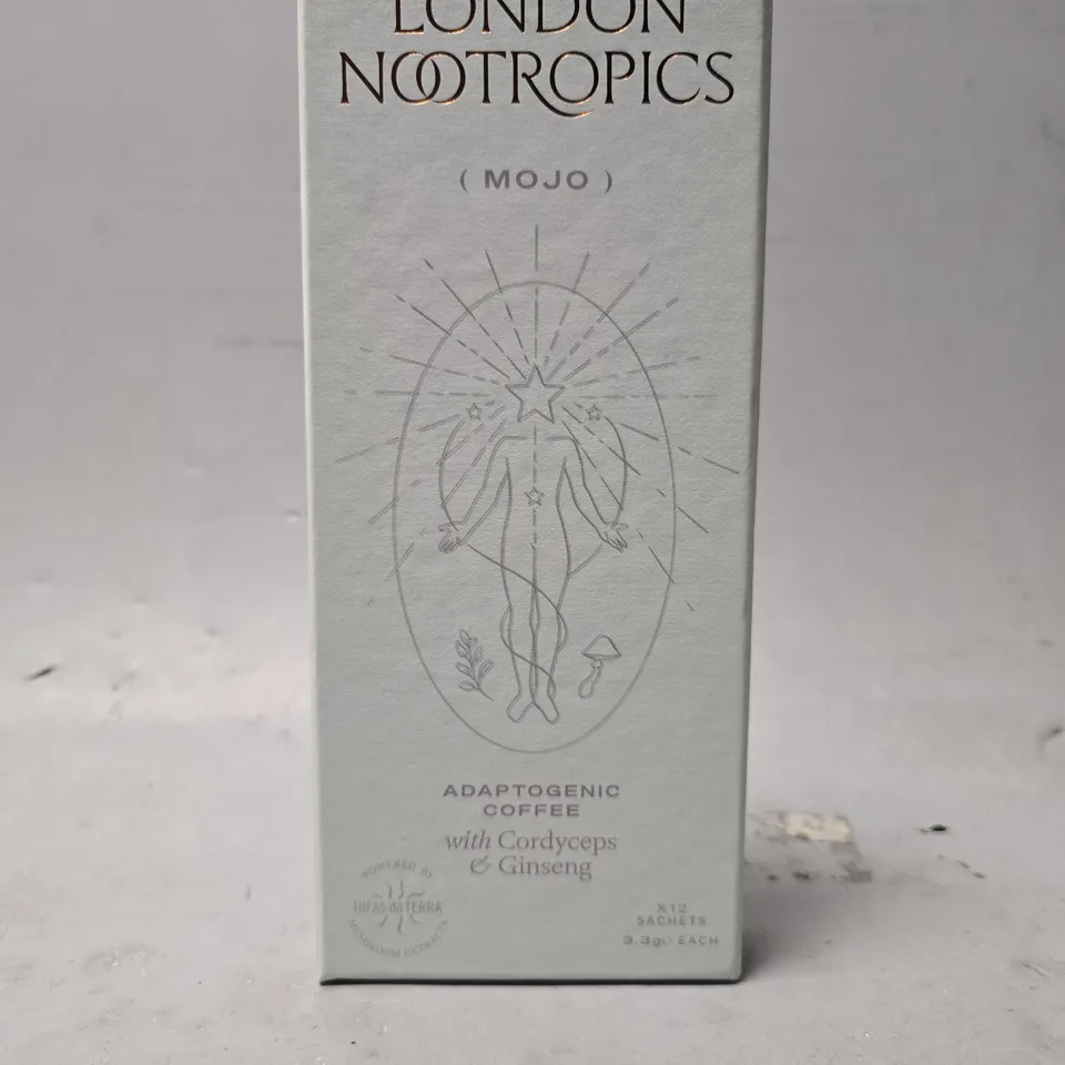 SEALED LONDON NOOTROPICS MOJO ADAPTOGENIC COFFEE WITH CORDYCEPS & GINSENG 