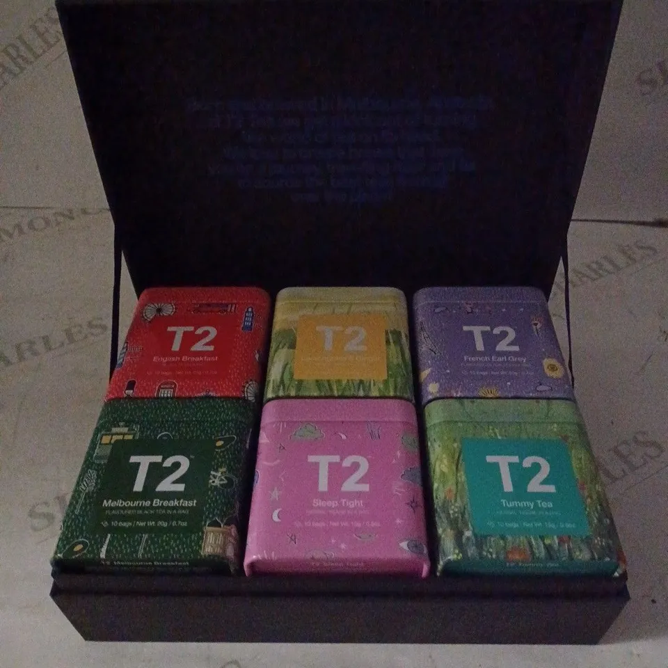 T2 TEA ICON COLLECTION GIFT PACK, SIPPER'S STAPLES [10 BAGS PER TIN]