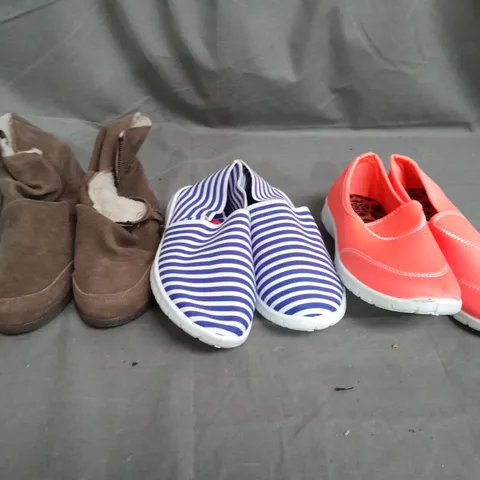 APPROXIMATELY 10 PAIRS OF ASSORTED WOMEN SHOES IN VARIOUS STYLES AND SIZES