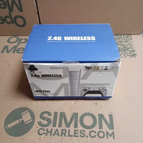 M15 PLUS 2.4G WIRELESS 2 X GAME CONTROLLERS PLUS ACCESSORIES BOXED
