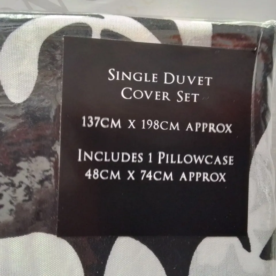 BRAND NEW DREAMSCENE PREMIUM SINGLE DUVET COVER SET 
