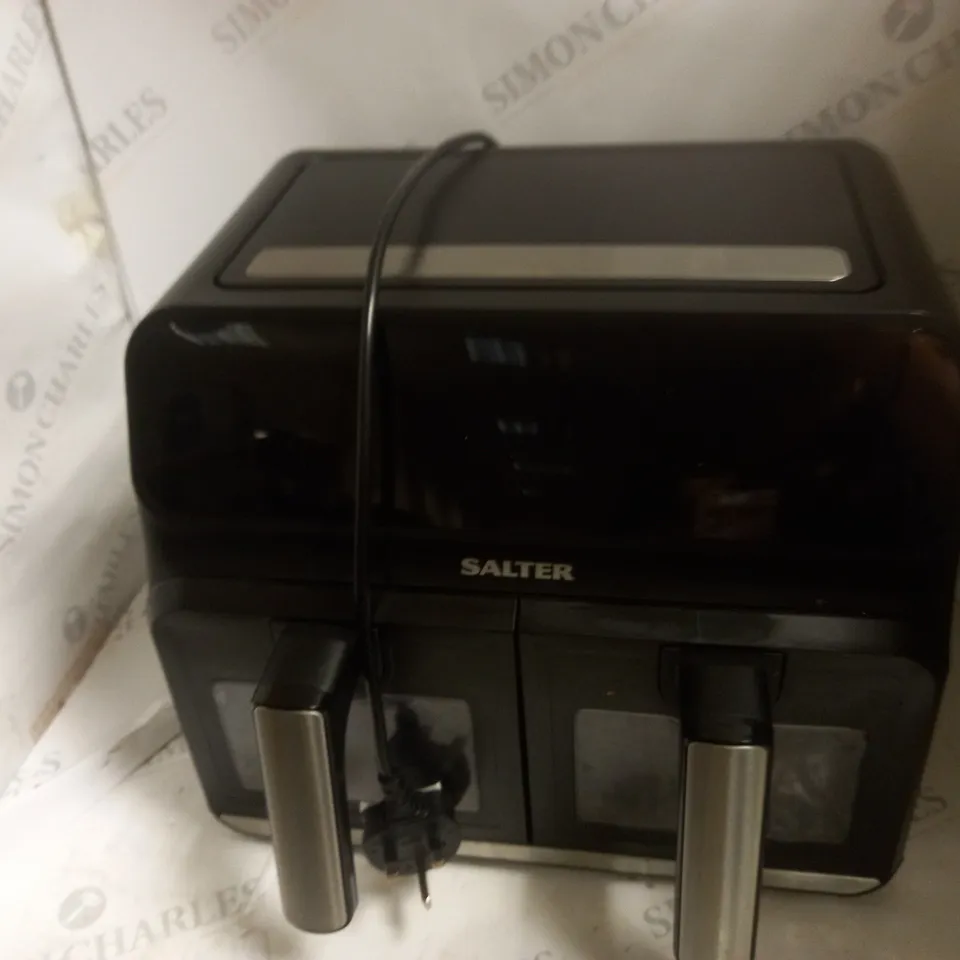 BOXED SALTER DUAL AIR FRYER 7.6L