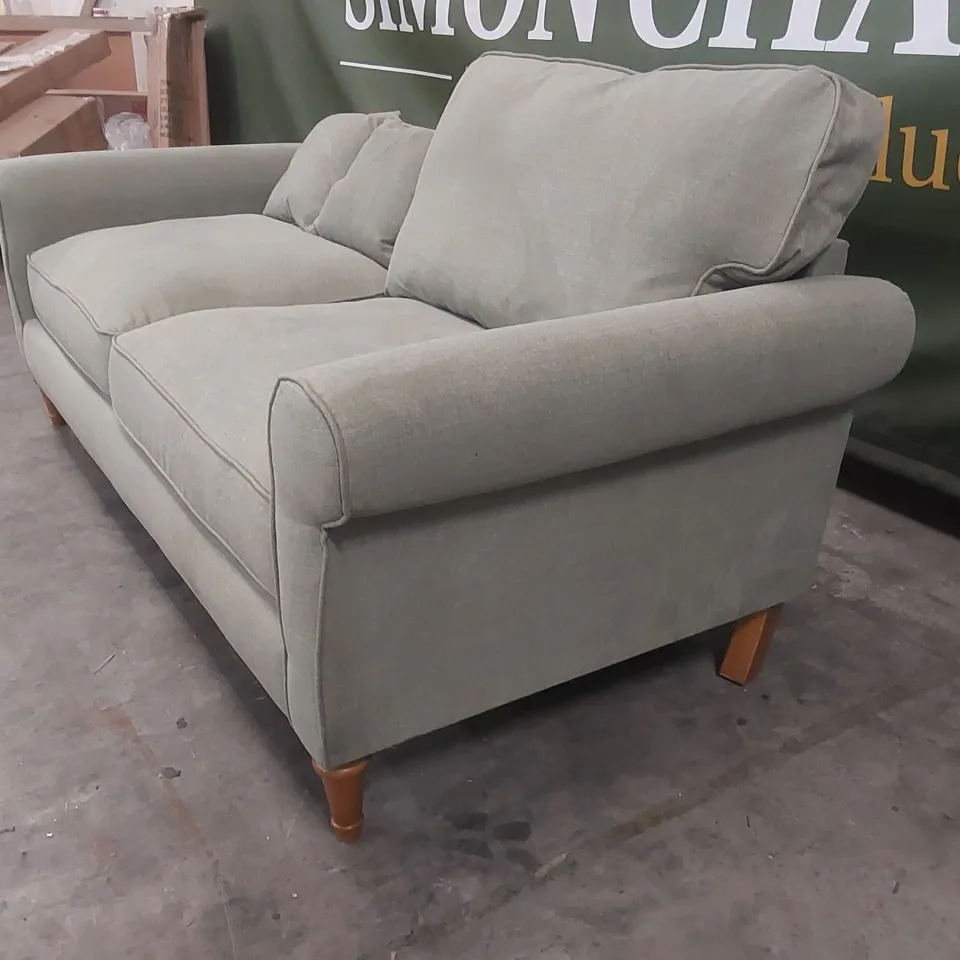 QUALITY DESIGNER FABRIC UPHOLSTERED 4 SEATER SOFA