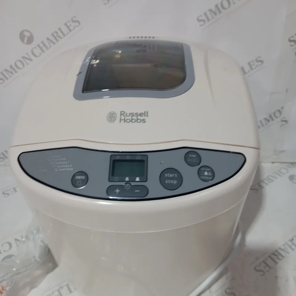 BOXED RUSSELL HOBBS CLASSICS FAST BAKE BREADMAKER IN CREAM