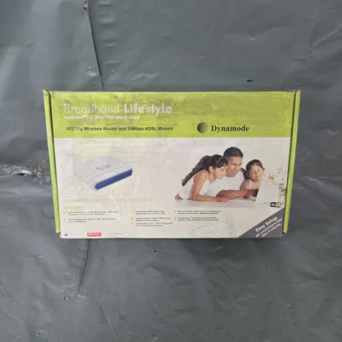 BOXED DYNAMODE BROADBAND LIFESTYLE 802.11G WIRELESS ROUTER 