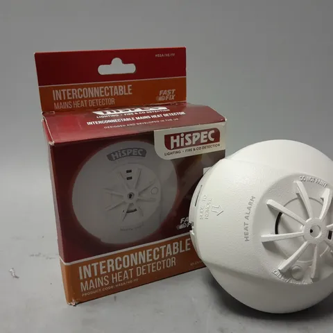 BOXED HISPEC INTERCONNECTABLE MAINS HEAT DETECTOR (HSSA/HE/FF)