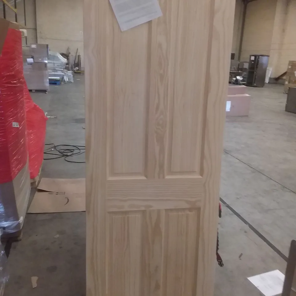 4 PANEL CLEAR PINE FIRE INTERNAL DOOR 2040×726MM