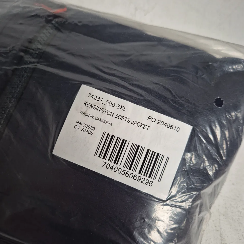 BAGGED HELLY HANSEN KENSINGTON SOFTS JACKET – NAVY – UK 3XL