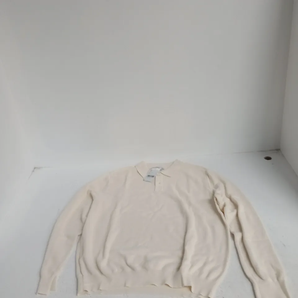 MNG BY MANGO WOMEN'S BEIGE KNIT JUMPER – UK XL (EU XL/US XL)