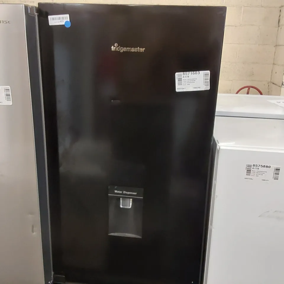 FRIDGEMASTER TALL STANDING FRIDGE FREEZER IN BLACK - MC55251DEB