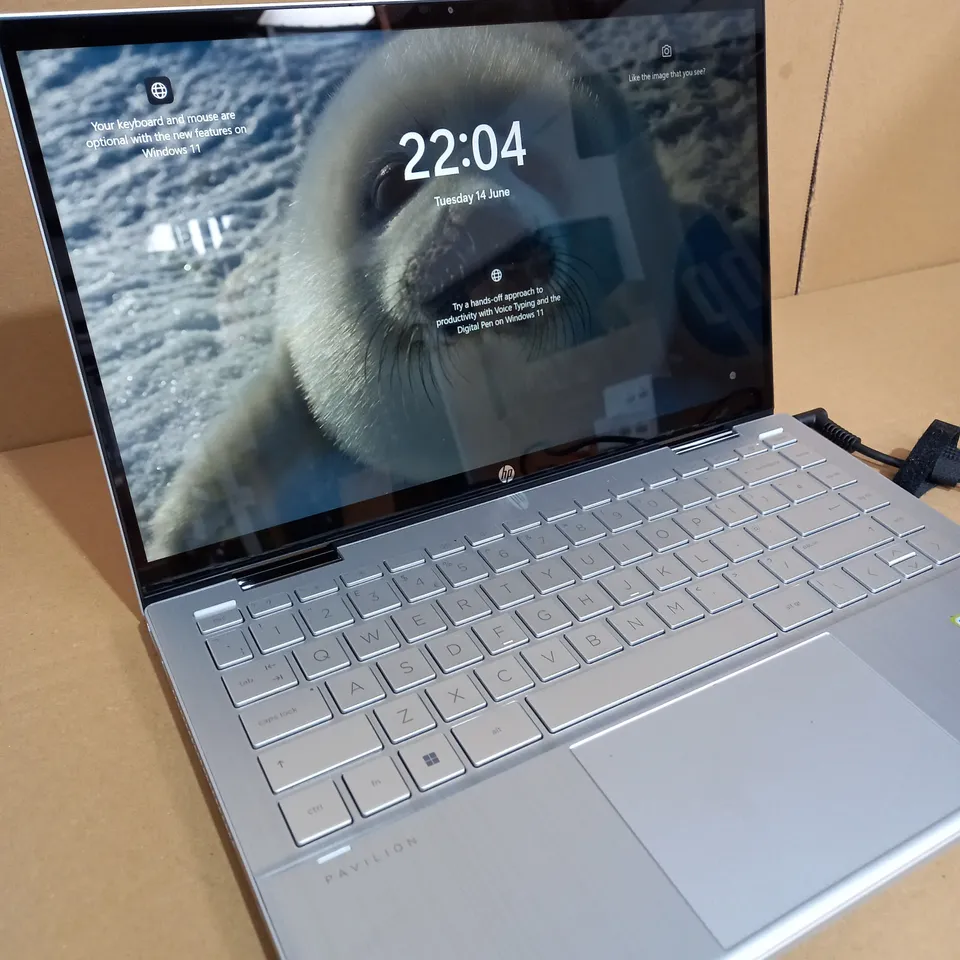 HP PAVILION X360 LAPTOP SILVER