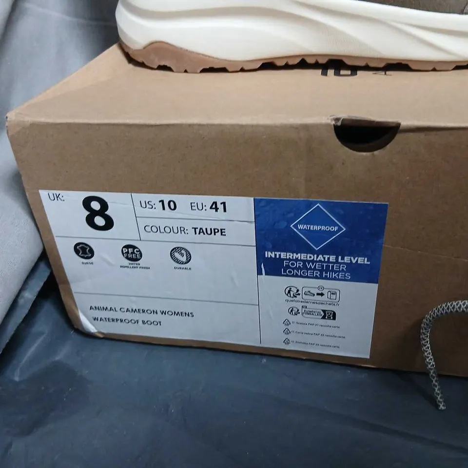 ANIMAL CAMERON WOMEN'S WATERPROOF BOOTS – TAUPE, UK 8 (US 10, EU 41)