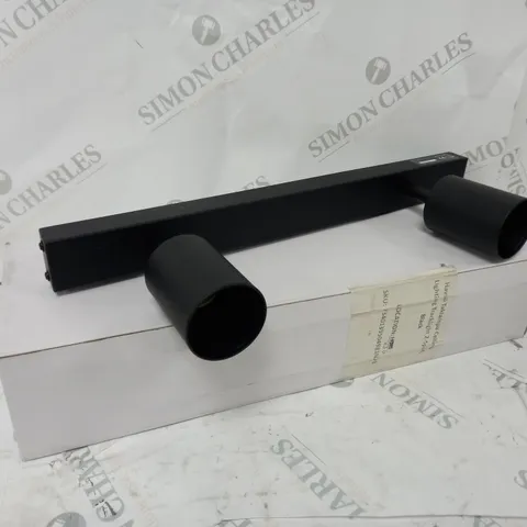BOXED HAVSO TAKLAMPA 2-SPOT CEILING LIGHT, BLACK