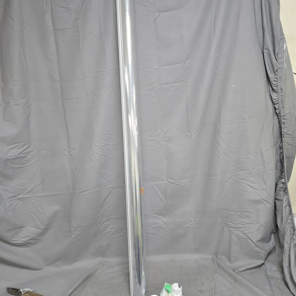 CLEAR BLIND WITH WHEEL+CHAIN