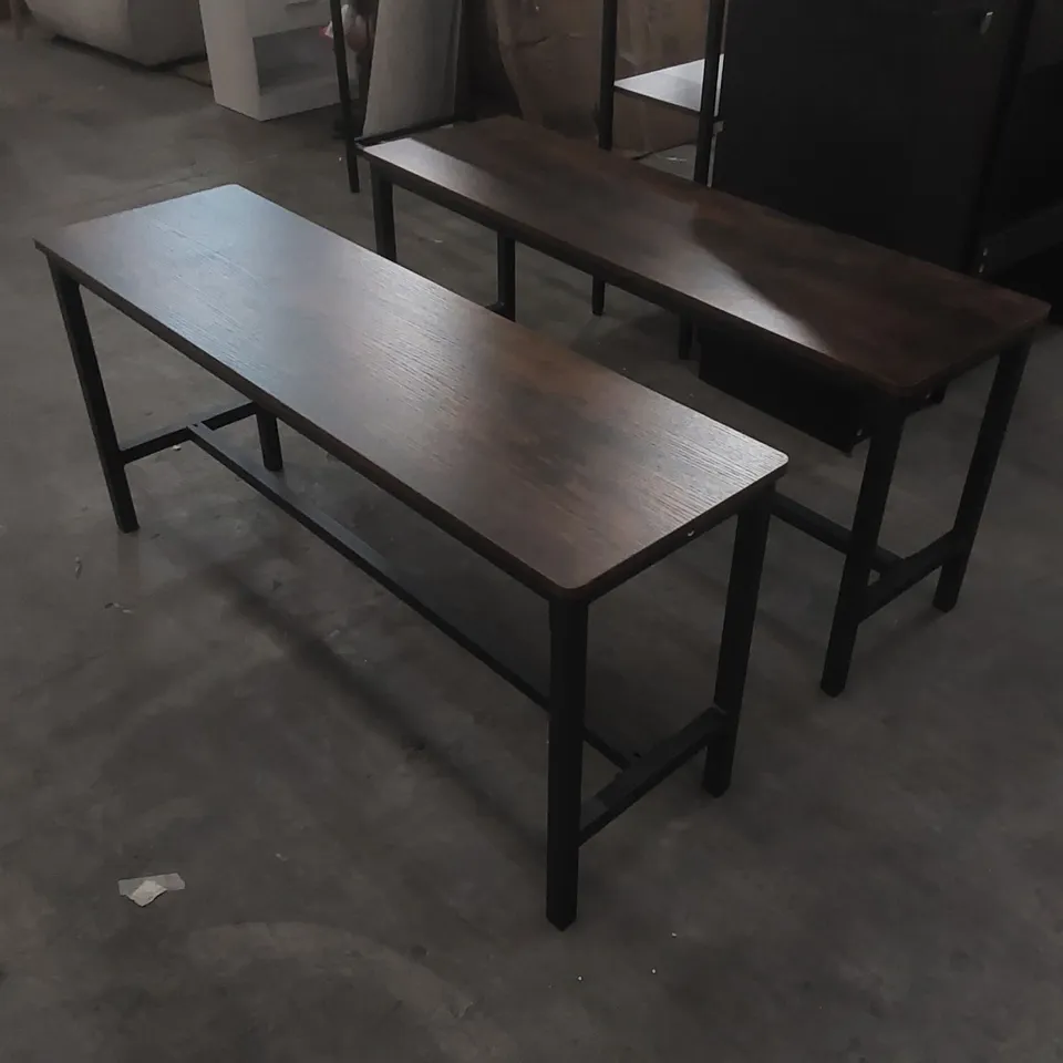 PAIR OF DESIGNER BENCHES