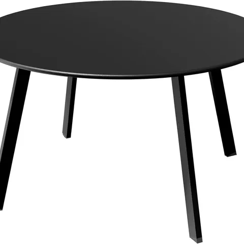 BOXED GRANDPATIO ROUND BLACK SIDE TABLE 