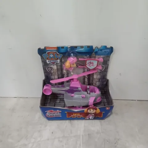 BOXED PAW PATROL RESCUE KNIGHTS SKYE