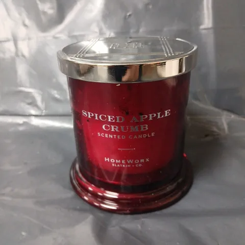 HOMEWORX SPICED APPLE CRUMBLE SCENTED CANDLE (227G)
