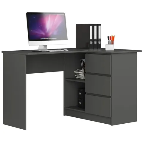 BOXED SIMEONKA 124CM W L-SHAPED DESK [2 boxes]