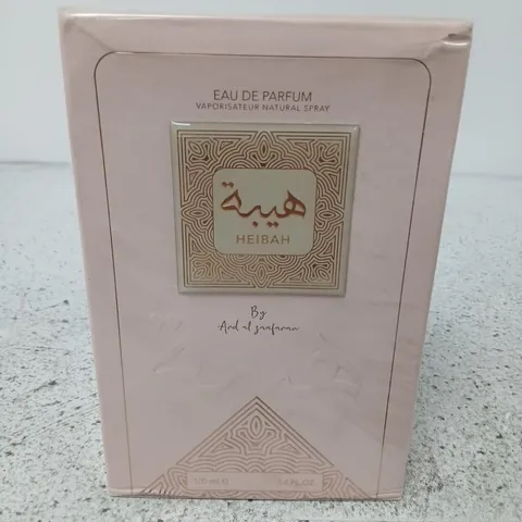 BOXED AND SEALED HEIBAH EAU DE PARFUM BY ARD AL ZARFARNAN 100ML