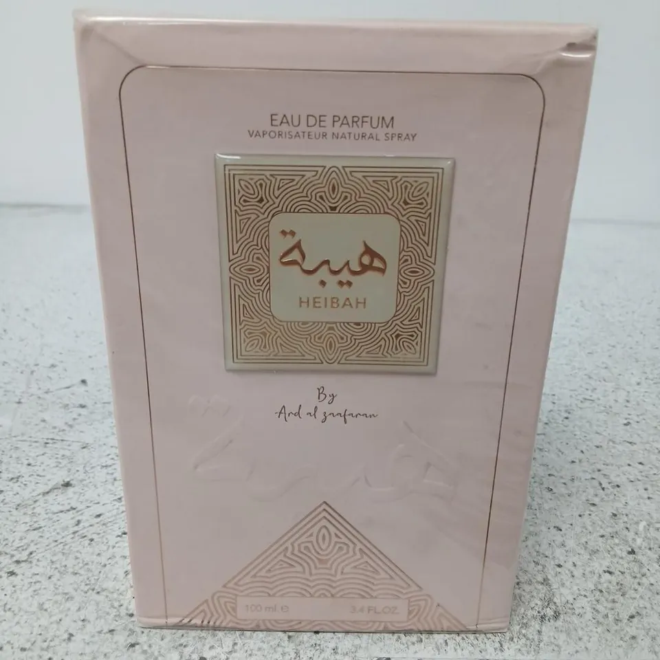 BOXED AND SEALED HEIBAH EAU DE PARFUM BY ARD AL ZARFARNAN 100ML