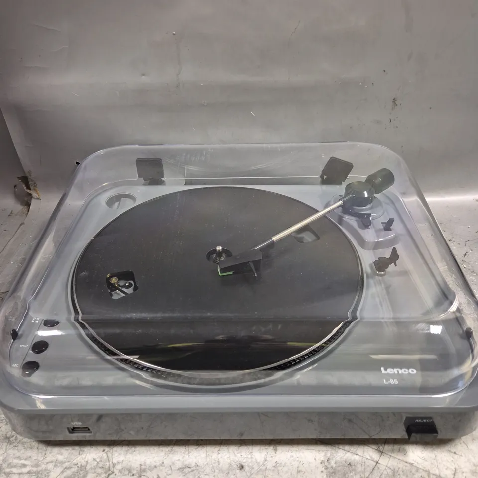 LENCO L-85 TURNTABLE IN GREY