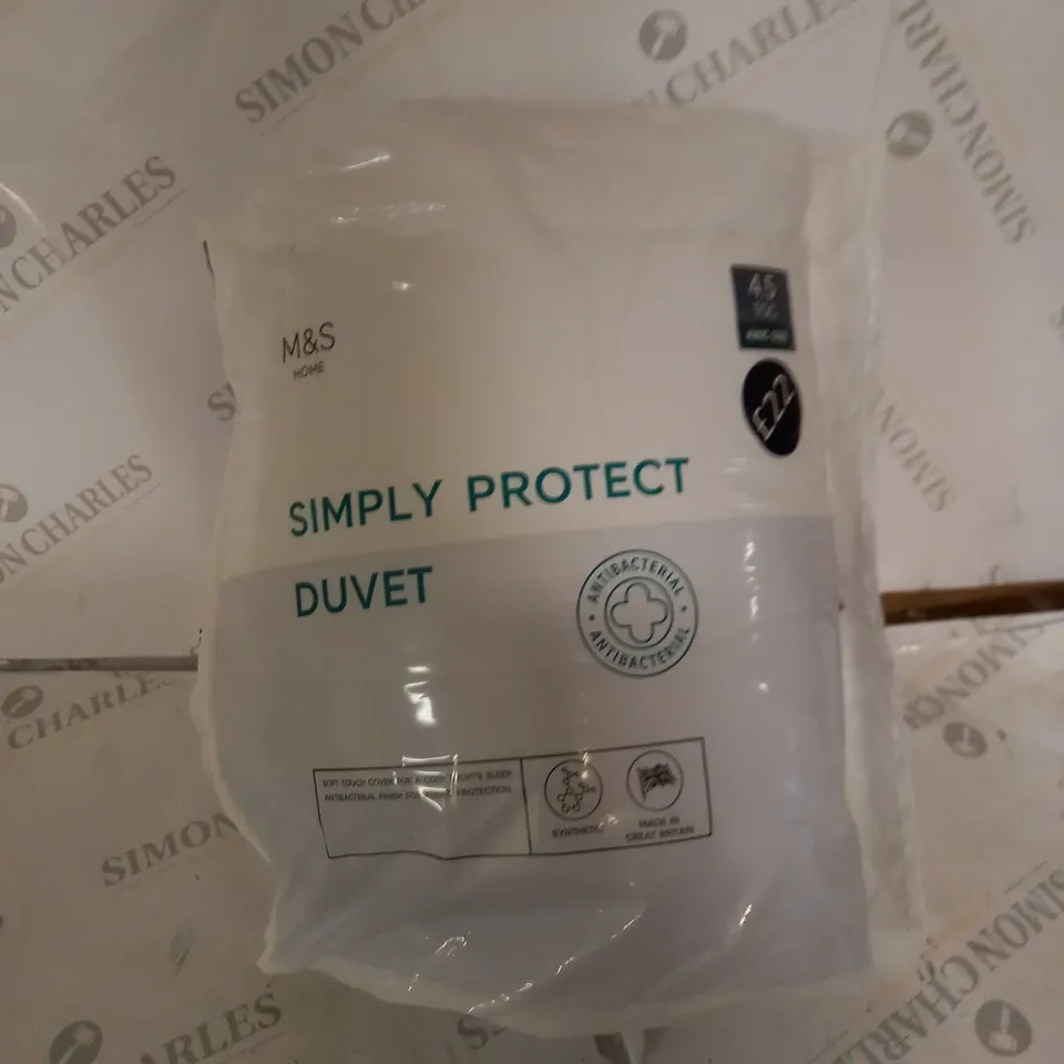 M&S HOME SIMPLY PROTECT DUVET - 4.5 TOG KING SIZE