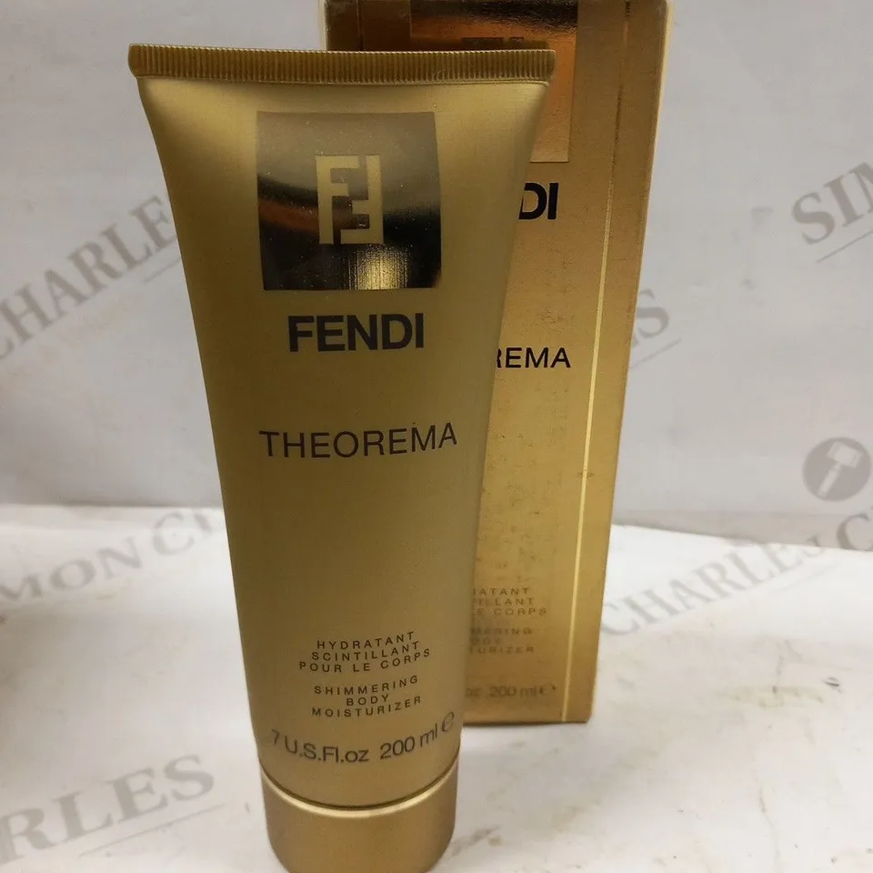 APPROXIMATELY 15 BOXED FENDI THEOREMA SHIMMERING BODY MOISTURIZER 200ML