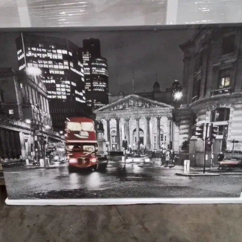 LARGE LONDON STREET SCENE WALL CANVAS