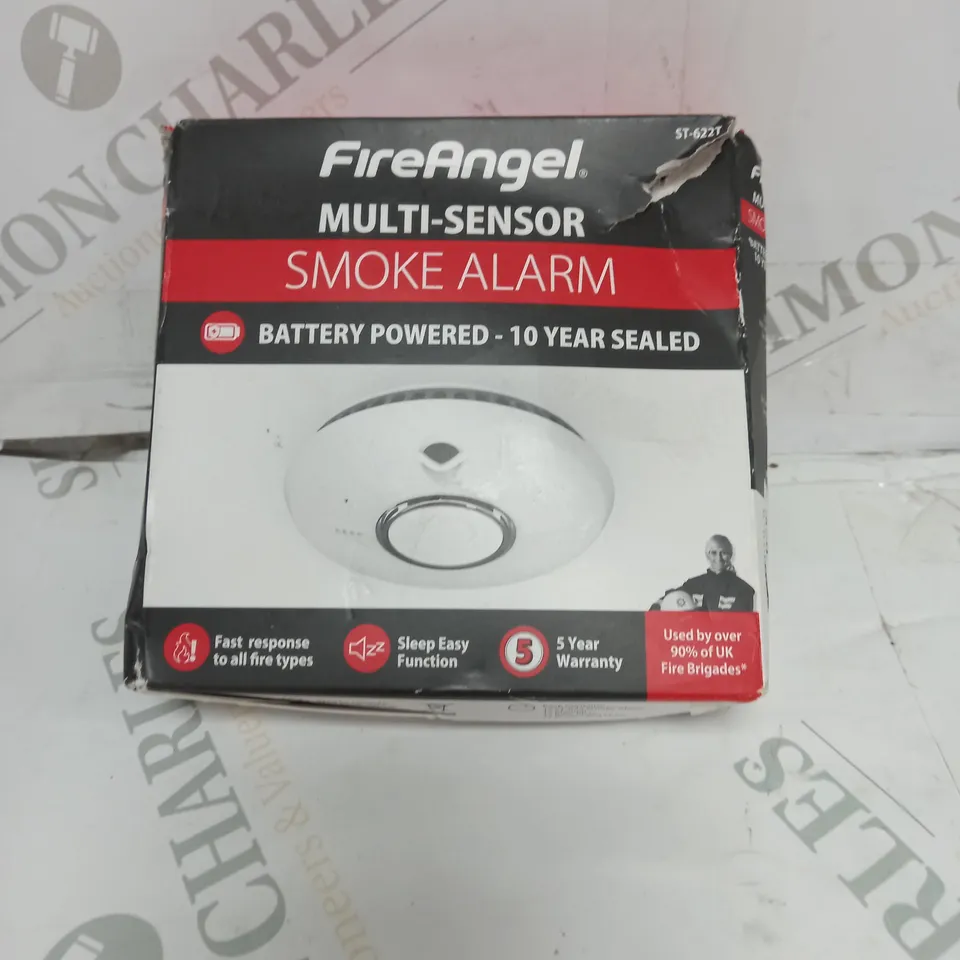 BOXED FIREANGEL MULTI SENSOR SMOKE ALARM