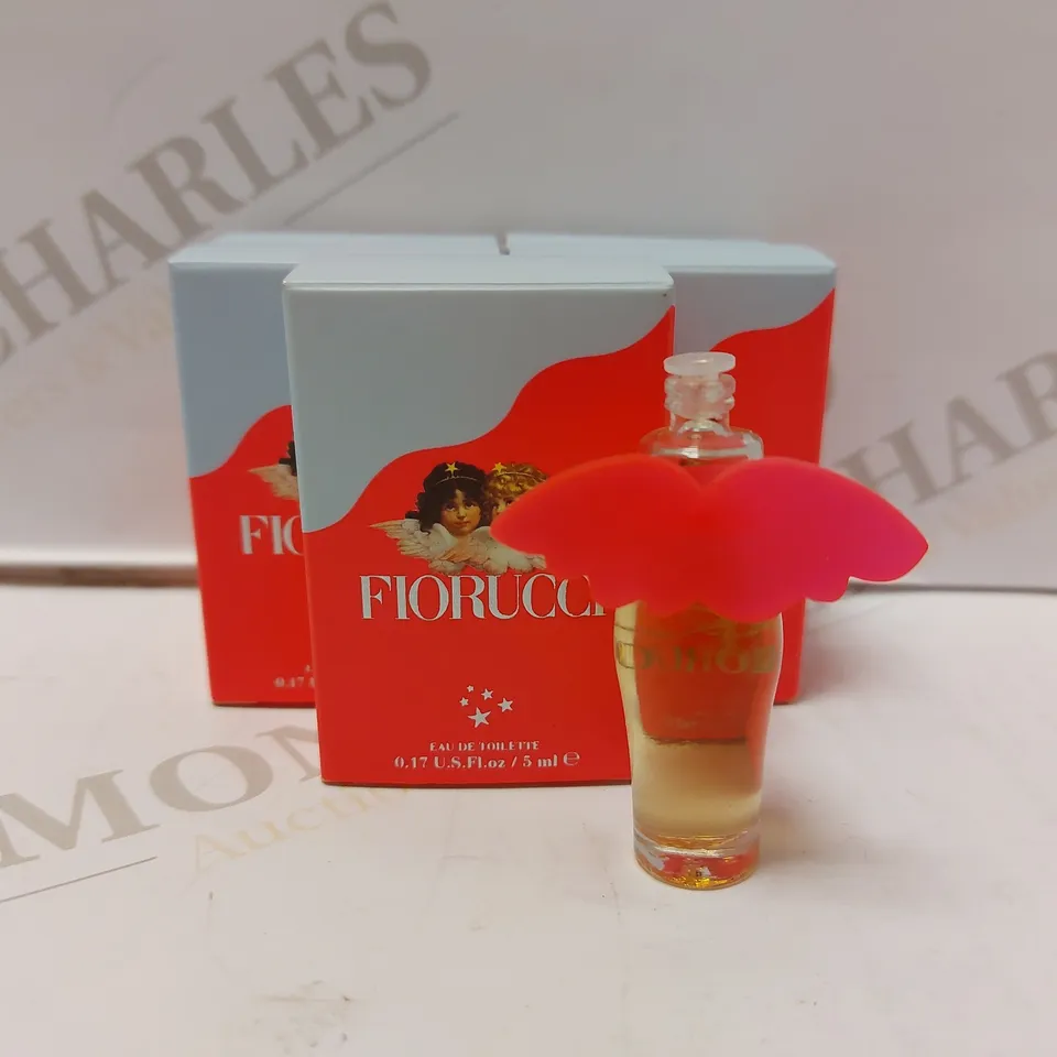 LOT OF 5 X 5ML FIORUCCI ANGELS EAU DE TOILETTE 