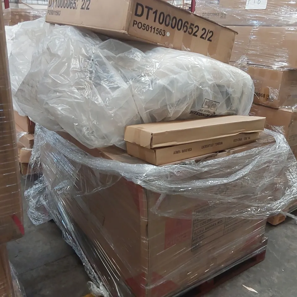 PALLET CONTAINING ASSORTED DESIGNER FURNITURE PARTS