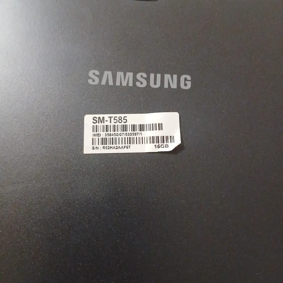 SAMSUNG GALAXY TAB A TABLET SM-T585 16GB – BLACK