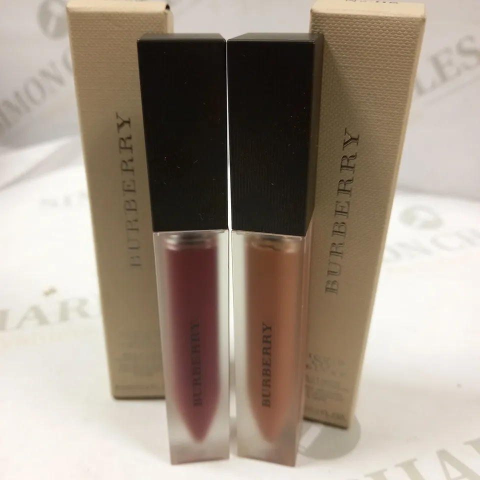 BURBERRY LIQUID LIP VELVET LIQUID LIPSTICK 6 ML NO.05 FAWN & NO.53 OXBLOOD