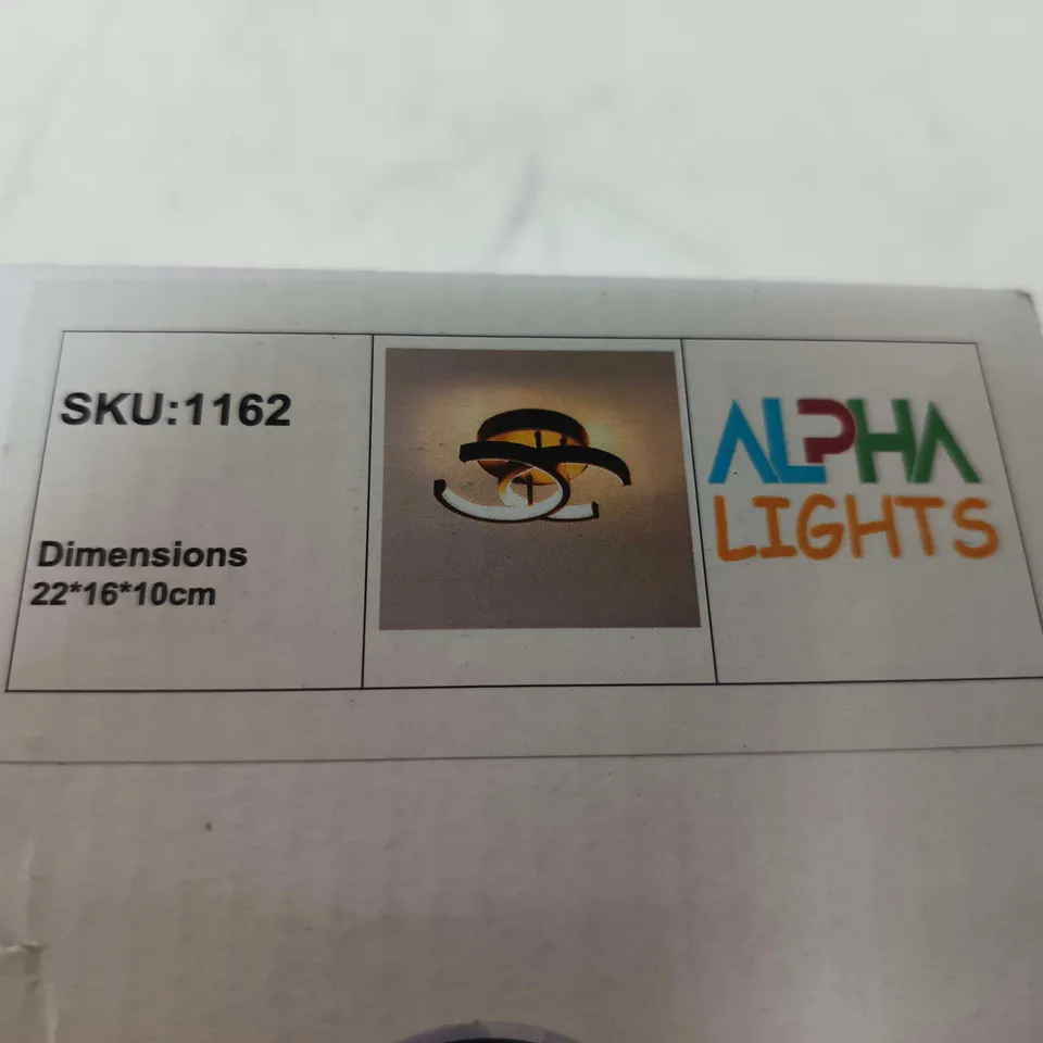 BLACK DIMMABLE LED CEILING LIGHT