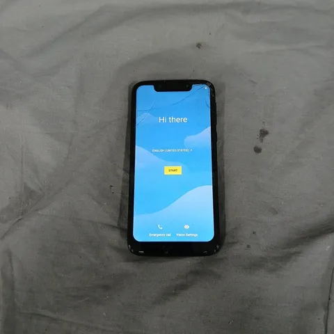 MOTOROLA MOTO G7 PLAY – BLUE, 32GB – UNLOCKED – CRACKED FRONT SCREEN