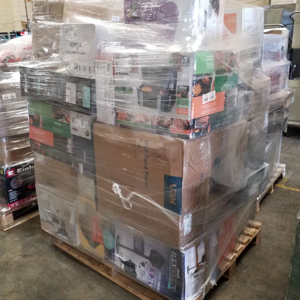 PALLET OF APPROXIMATELY 37 UNPROCESSED RAW RETURN HOUSEHOLD AND ELECTRICAL GOODS TO INCLUDE;