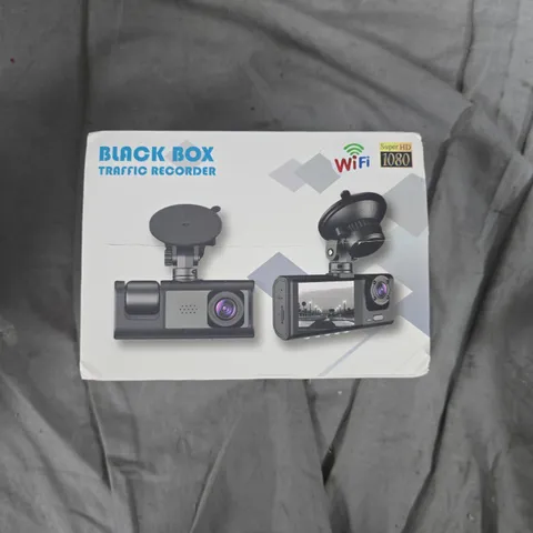 BLACK BOX TRAFFIC RECORDER DASH CAMERA – DUAL SCREEN (BOXED)