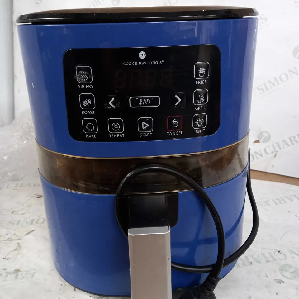 COOK'S ESSENTIALS 4.0L AIR FRYER - SAPPHIRE