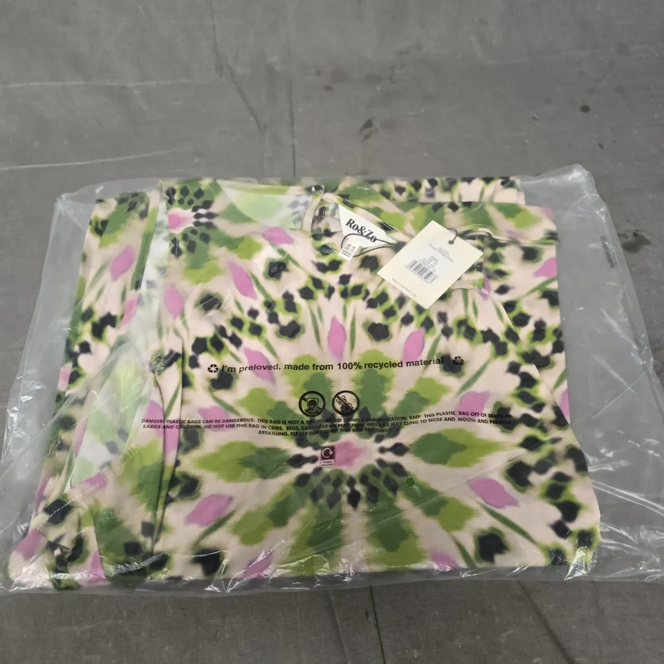 RO&ZO MOSAIC PRINTED DRESS – UK 16 