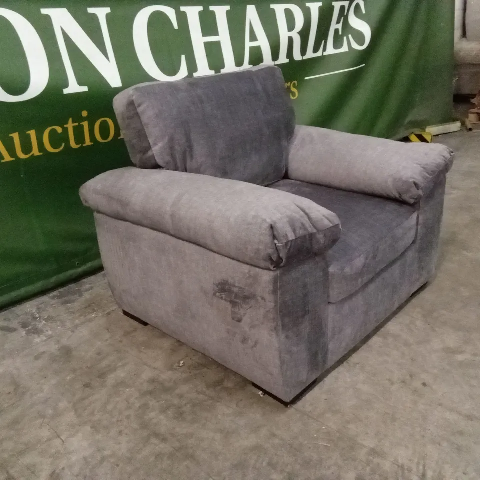 ELIZA FABRIC ARMCHAIR - GREY RRP £499