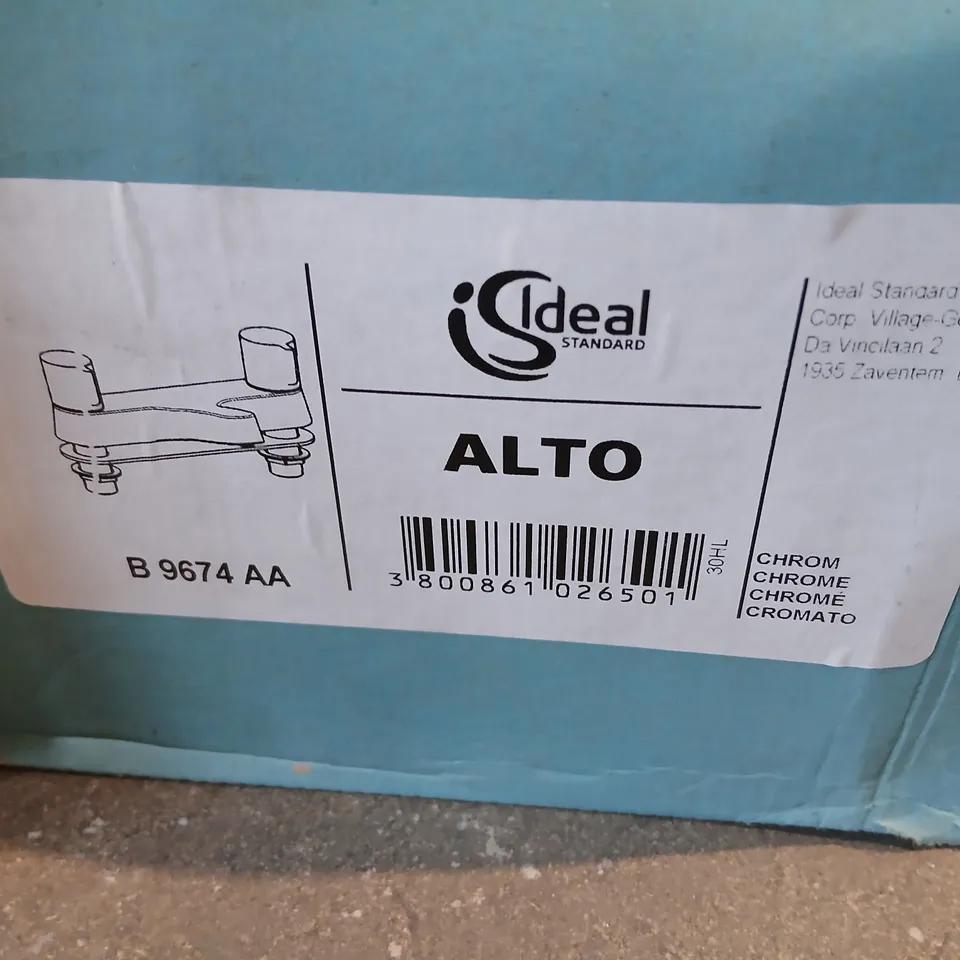 IDEAL STANDARD ALTO BATH FILLER – DUAL CONTROL 2H, CHROME (B9674AA)