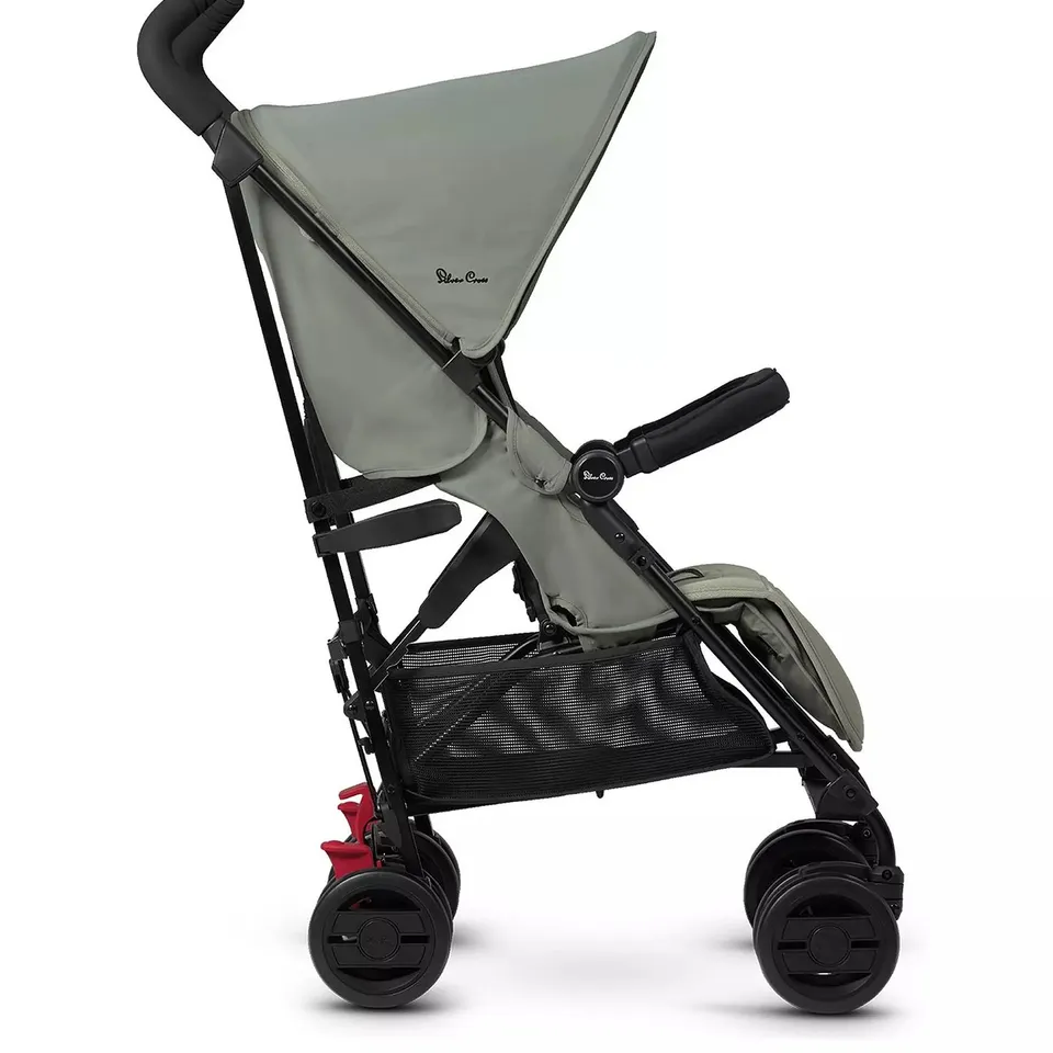 BOXED SILVER CROSS POP STROLLER - SAGE - COLLECTION ONLY