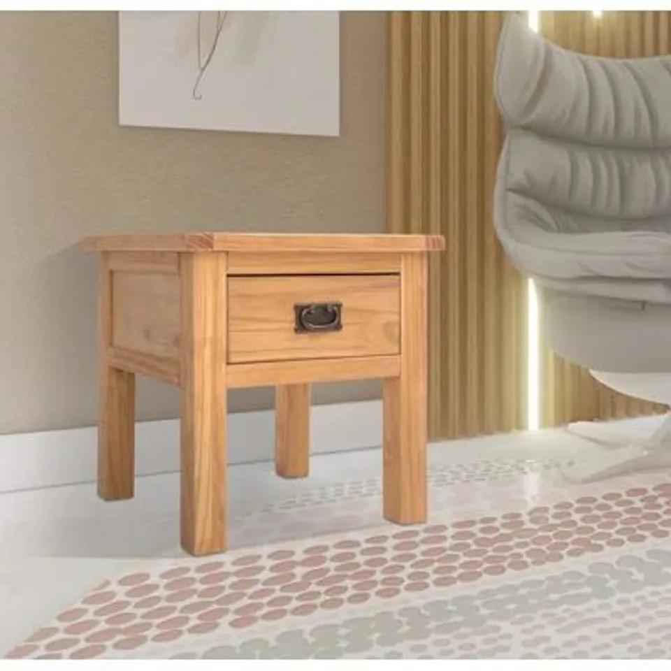 BOXED NAGLE SIDE TABLE WITH STORAGE (1 BOX)