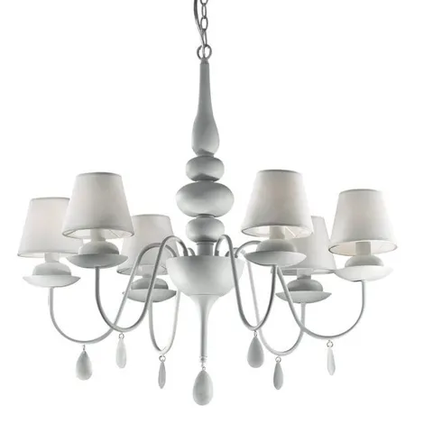 BOXED KNEPPER 6 LIGHT SHADED CHANDELIER