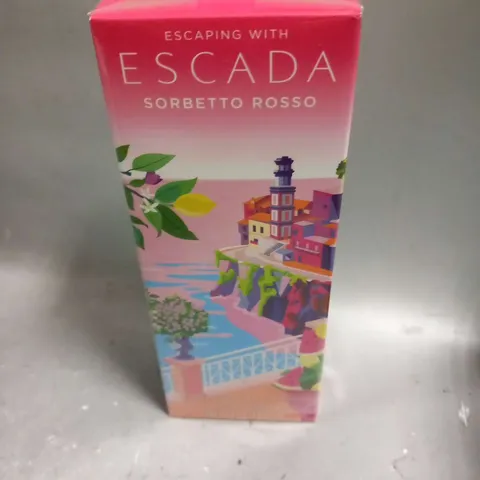 BOXED ESCAPING WITH ESCADA SORBETTO ROSSO LIMITED EDITION EAU DE TOILETTE 100ML