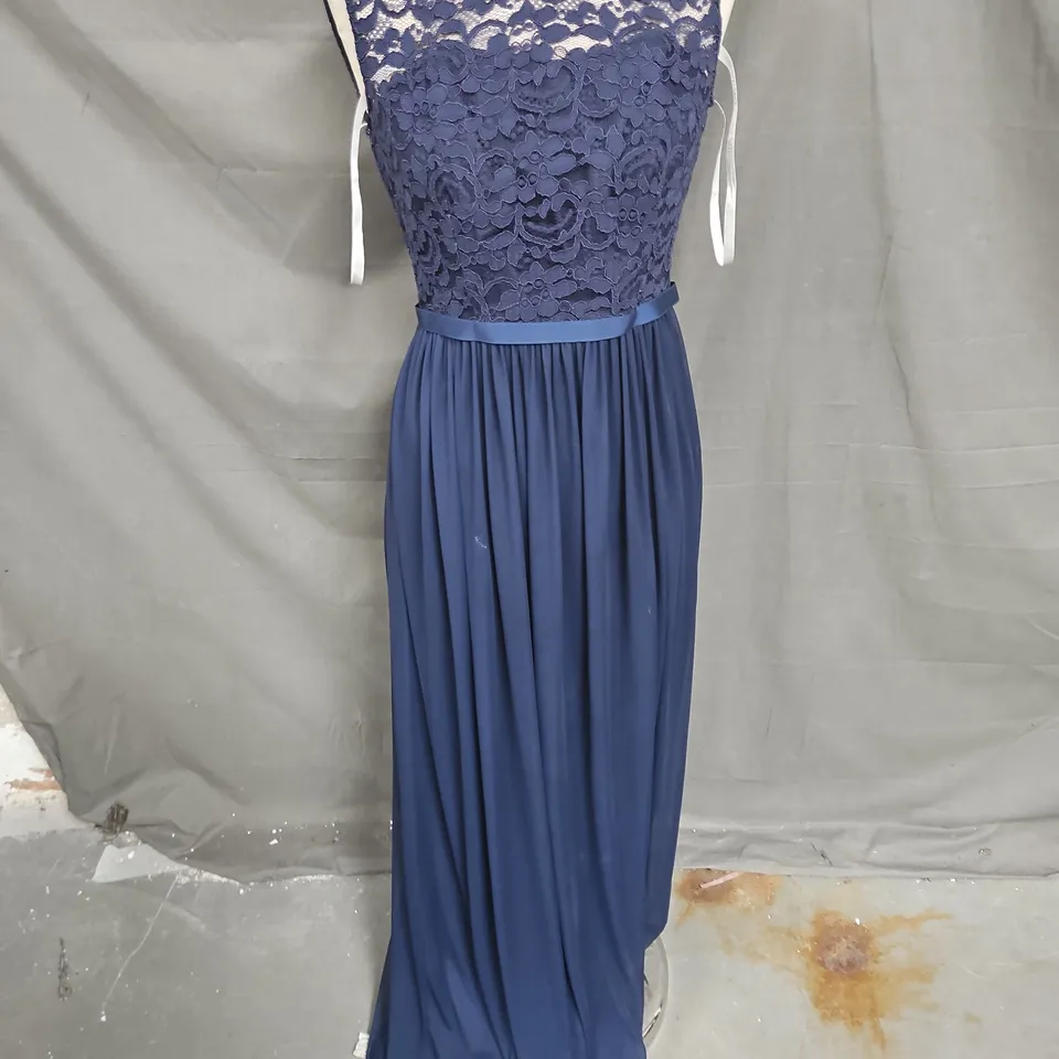 DAVID'S BRIDAL OCCASION DRESS IN NAVY SIZE 4