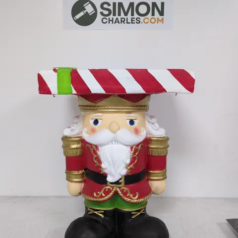 Outdoor Santa Claus Garden Ornament with Integrated Lighting (IP44)